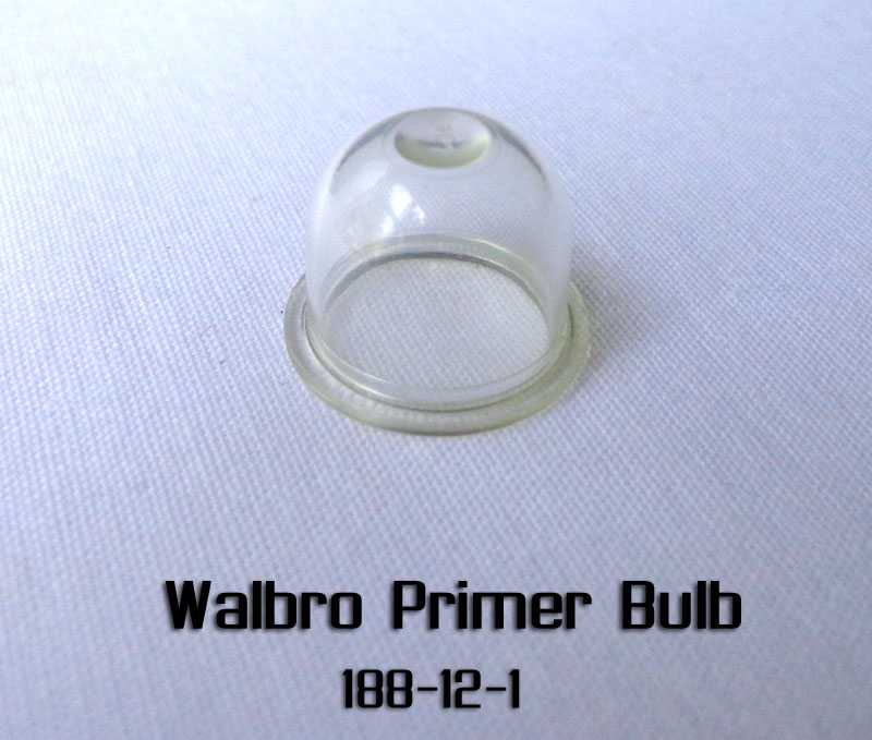4x fits  Walbro 188-12 PRIMER BULB Carb CARBURETTOR