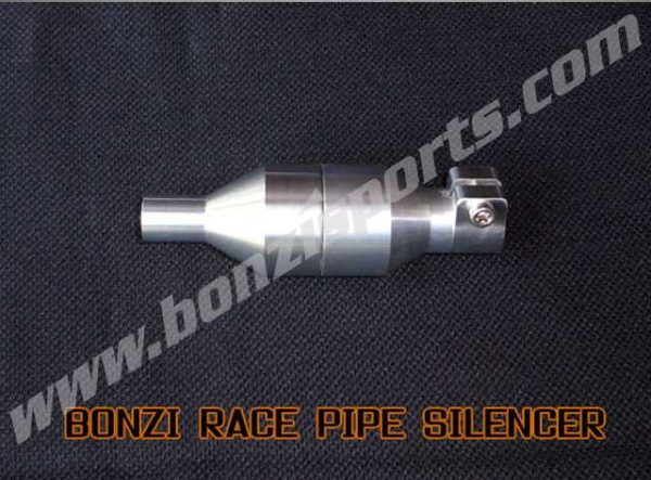 BONZI Silencer for Tuned Pipe - SILVER ONLY