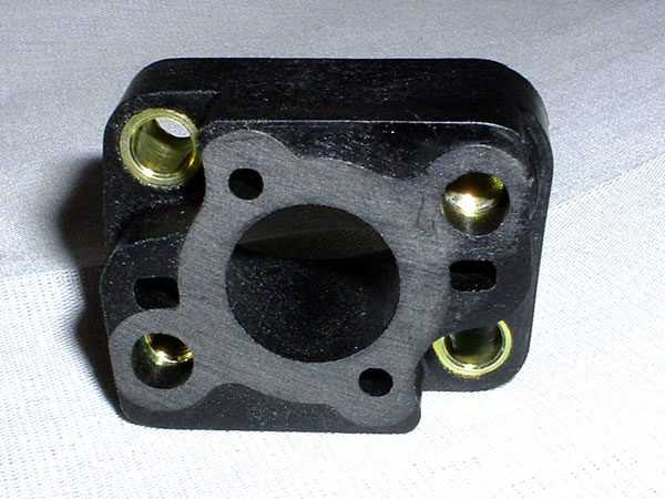 Insulator Block (fits Zenoah G260PUM, G290PUM, & G300PUM Water-Cooled Marine Engines)