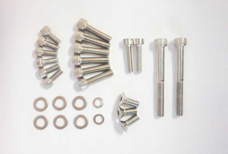 Stainless Steel Hardware Kit (fits the Zenoah G260PUM Water-Cooled Marine Engine)