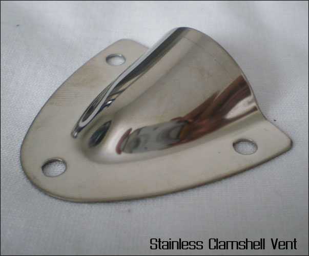 Stainless Clamshell Vent