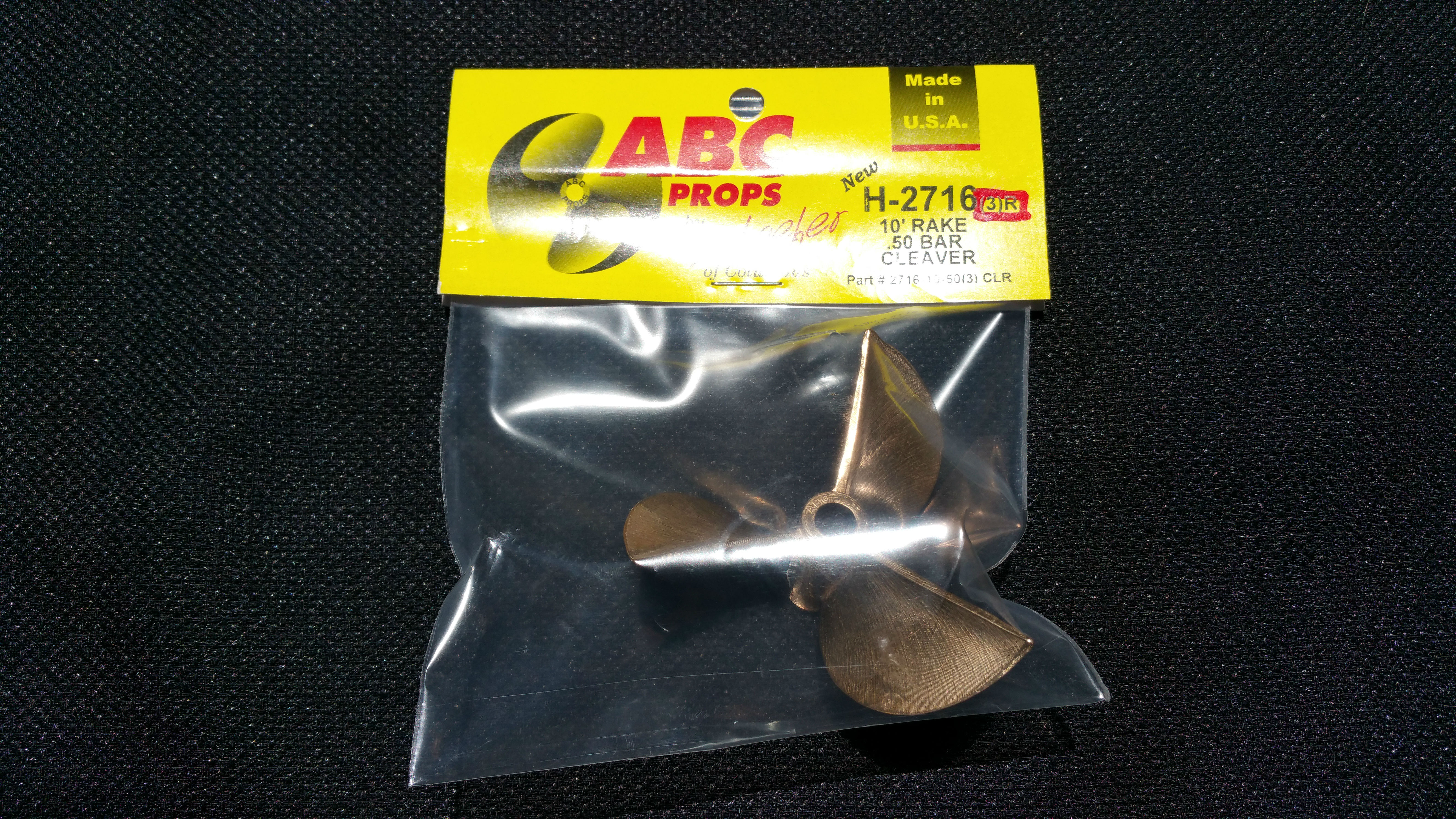 rc boat propellers