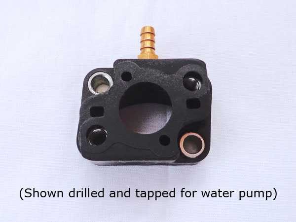 Zenoah Insulator - Drilled & tapped for water pump